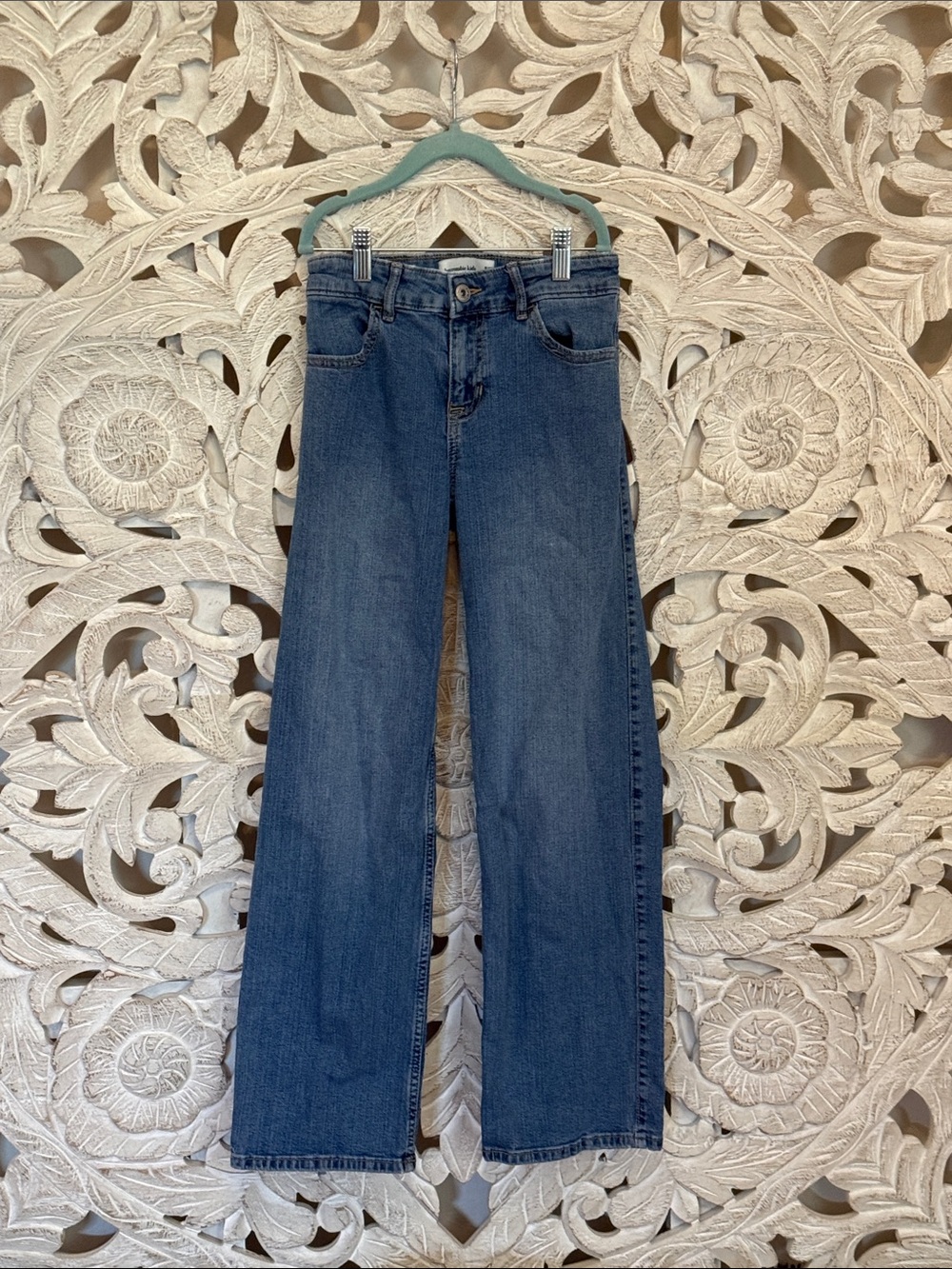 abercrombie kids Dark Blue Wide Leg Jeans